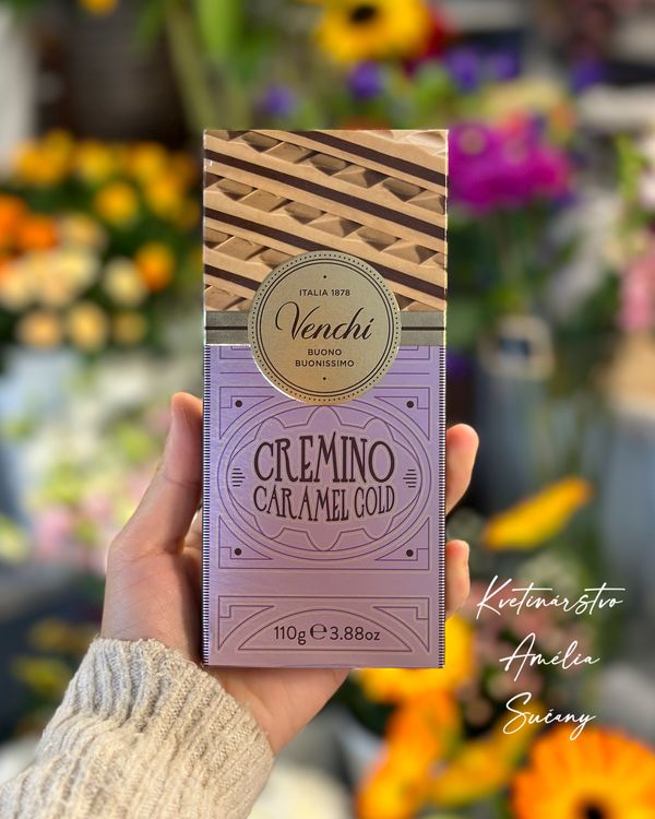 Venchi Cremino Caramel Gold | Karamelovo-mandľový nugát, 110 g